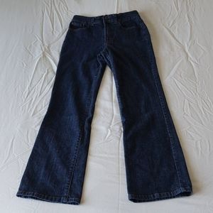 High rise wide leg jeans